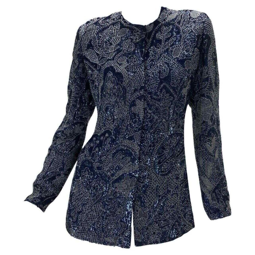 Vintage Giorgio Armani Embellished Blazer 44 - 8